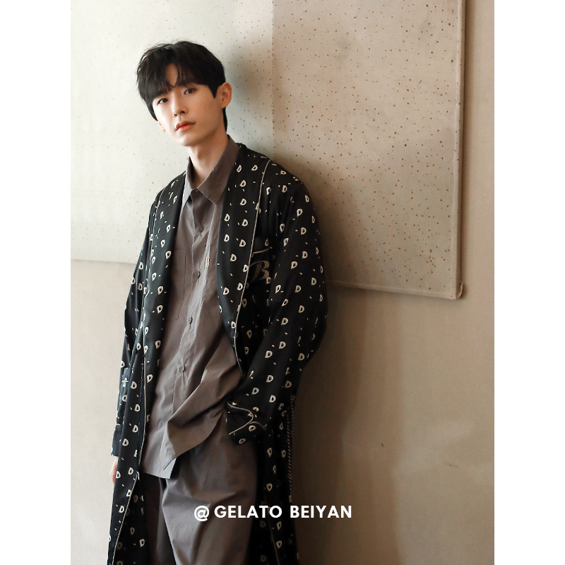 贝妍高级感睡衣男士春秋季柔软棉长袖晨袍浴袍宽松大码家居服睡袍,女士内衣/男士内衣/家居服,睡袍/浴袍,淘宝优惠券,粉丝福利购,淘宝优惠卷