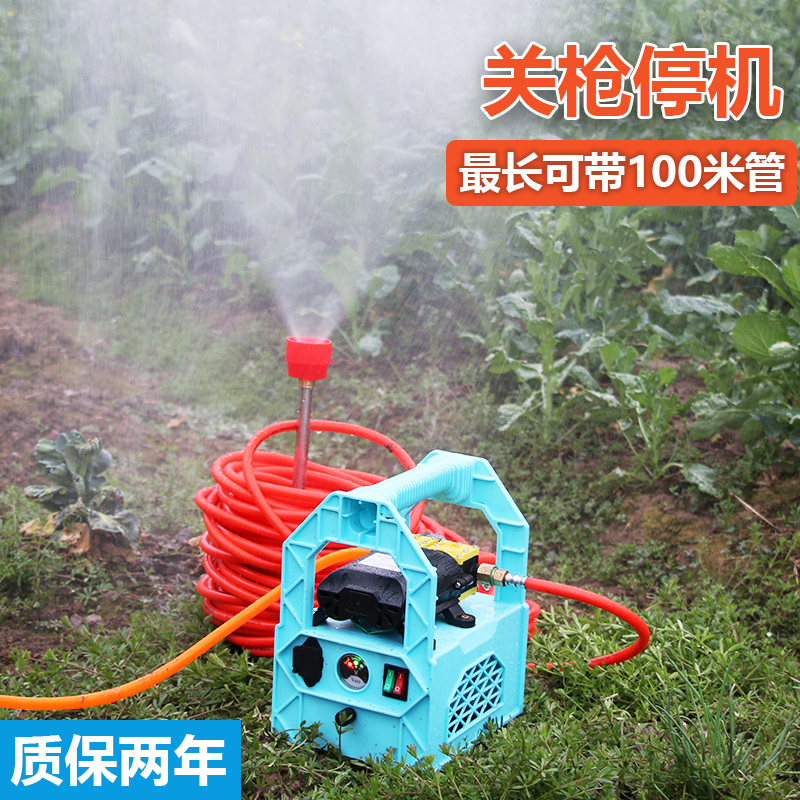 12V农用电动喷雾器手提式消毒充电果树打药机抽水洗车机高压双泵-封面