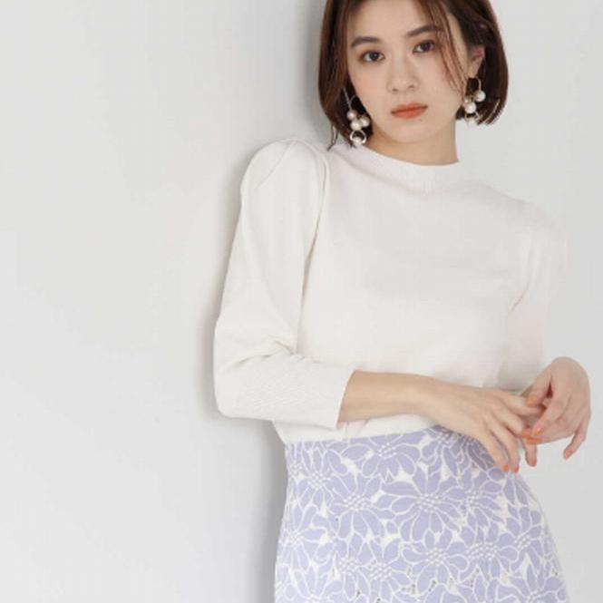 春秋女装白色圆领针织衫套头上衣