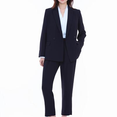 通勤OL春夏女装双排扣西装套装