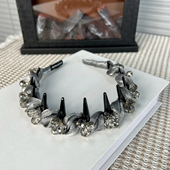 高级感薄纱缠绕百搭氛围感轻奢风优雅气质发箍发卡时尚 精美发饰