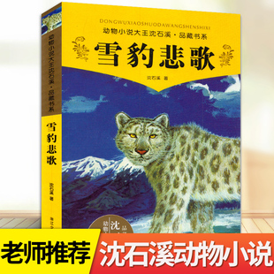 沈石溪动物小说品藏书系小学生课外阅读书籍6 12岁青少年版 雪豹悲歌 正版 儿童文学三四五六年级阅读儿童文学故事畅销书