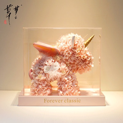 梦之草永生花独角兽圣诞节礼物