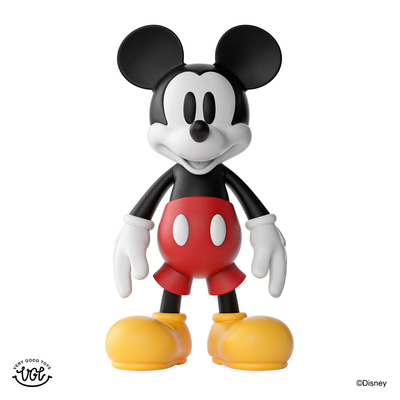VGT迪士尼正版授权EGO200%经典色米奇菠萝包米奇吊卡手办潮玩玩具