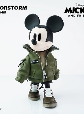 现货正版迪士尼魔力风暴潮服大衣米奇15cm潮玩高颜值手办潮流摆件