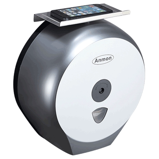 Anmon酒店卫生间大卷纸盒壁挂大卷纸架厕纸架防水厕所大盘纸巾架