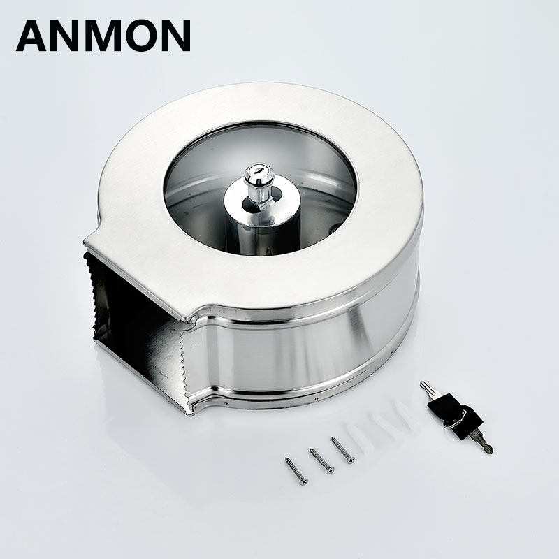 ANMON BATHROOM STAINLESS STEEL LARGE ROLL PAPER HOLDER TOILET PAPER HOLDER LARGE ROLL PAPER BOX PAPER TOWEL HOLDER WATERPROOF LARGE TRAY TISSUE BOX