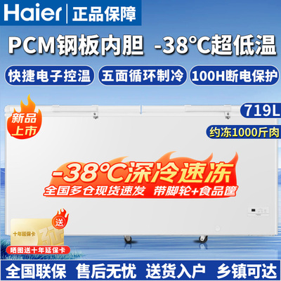 【可开专票】海尔大容量冰柜冷柜