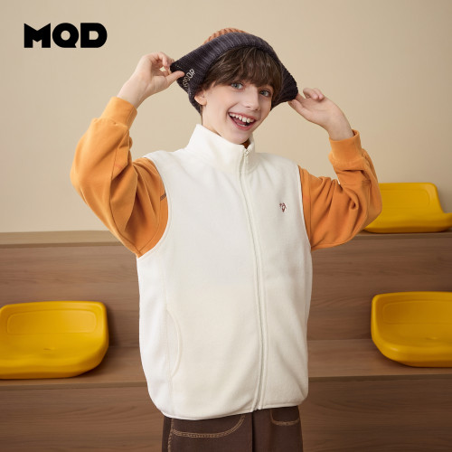 MQD马骑顿童装男童立领摇粒绒马甲外套秋款儿童户外宽松保暖内胆