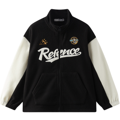 [Q]MQD童装男童摇粒绒外套春秋季款儿童蓄暖内胆立领开衫卫衣