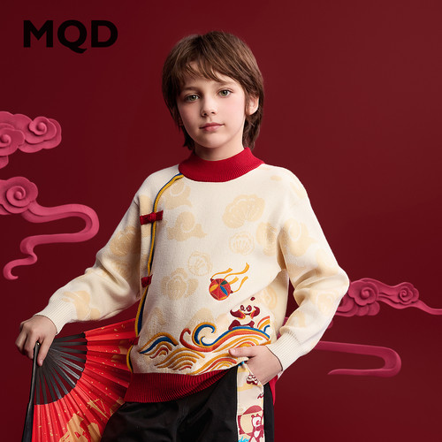 MQD马骑顿男童冬季毛衣