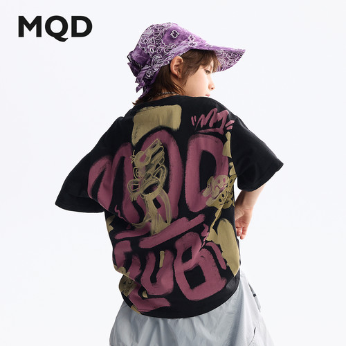 MQD童装儿童夏季男童印花短袖T恤