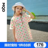 Платье, летняя юбка, детская мультяшная летняя одежда, детская одежда, в западном стиле, в корейском стиле