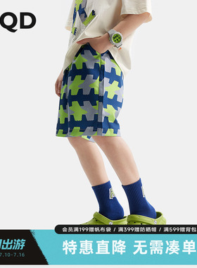 MQD男童短裤五分裤夏季裤子宝宝沙滩裤儿童运动青少年休