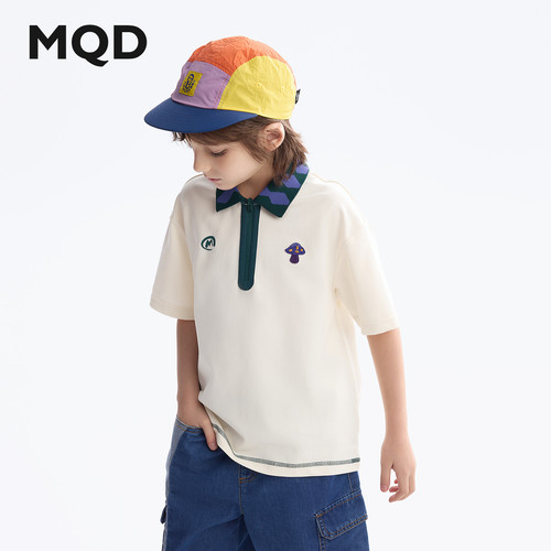 MQD童装儿童夏季男童凉感POLO衫