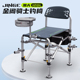 金阁骑士钓椅加大12DL便携式 折叠铝合金钓鱼椅多地形钓凳渔具椅子