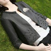 Осенняя черная белая куртка, подходит для подростков, в стиле Шанель, в западном стиле