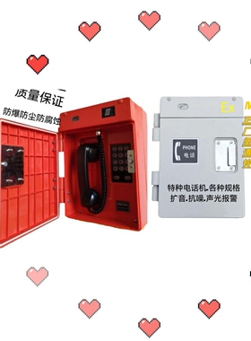 矿用防爆抗噪声扩音电话机104型智能扩音电话