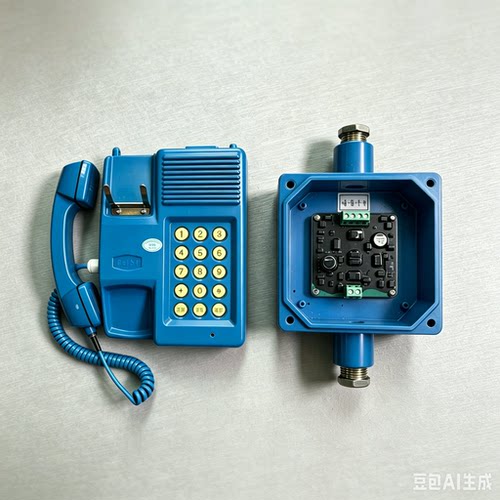 矿用防爆电话机KTH按键防尘防潮矿用双回路电话KTH17本安电话