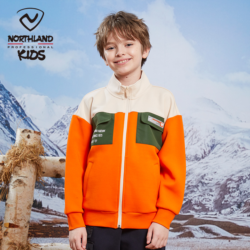 诺诗兰童装秋季时尚拼接