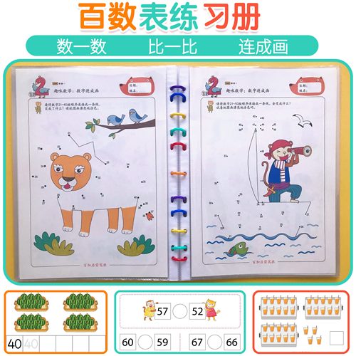 培养数感能力1~100数字认知数数