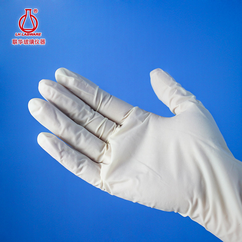 光明乳胶手套科研实验室用款灭菌装无粉LH-317实验室丁腈橡胶