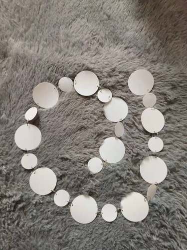 陶白色婚庆亮片帘金色亮片方形亮片串门帘婚庆舞台装饰道具商场橱