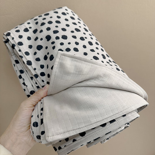 出口品质 A类婴儿全棉双层纱被套柔软透气吸汗 单人被罩150X200