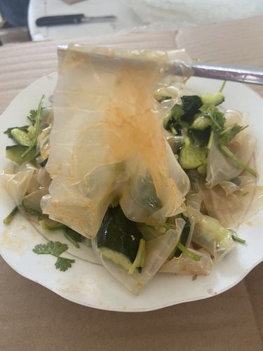 绿豆粉皮2斤装东平特产石河王手工绿豆粉皮泰安鱼悦年年散装