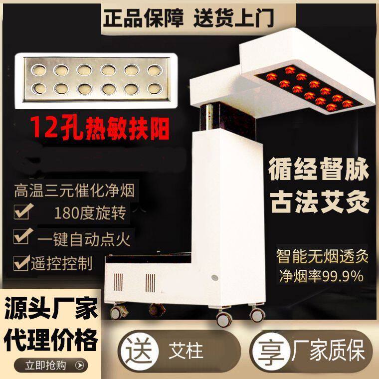 扶阳透灸仪器家用悬灸头部腿部温灸艾灸商用明火无烟熏蒸随身灸具