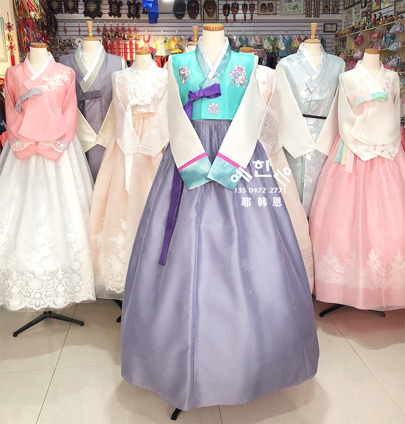 进口韩服婚礼迎宾民族风韩服