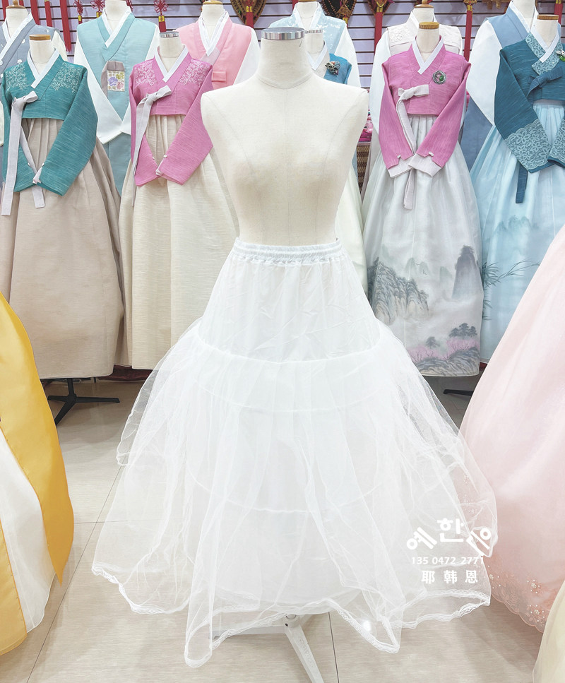 韩国原装进口高档韩服大蓬衬裙/HE-C1008