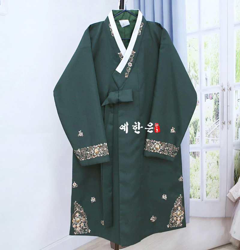 韩国原装进口面料/男士韩服外套新款外套/H-MJ1041
