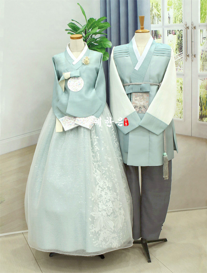 韩国进口面料/新娘新郎婚礼韩服/情侣韩服/结婚礼服/HE-QL1235