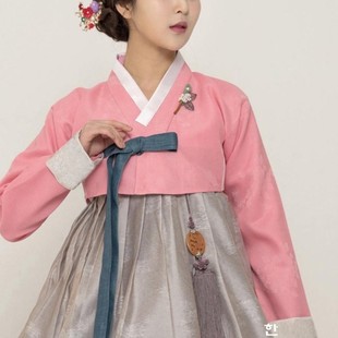 迎宾韩服H 朝鲜族传统韩服婚礼妈妈韩服 3036 进口韩服 韩国原装