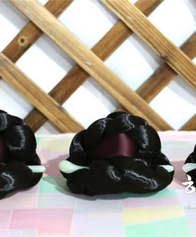 韩国原装进口盘头假发/宫廷簪子专用盘头假发/HE-Z1025