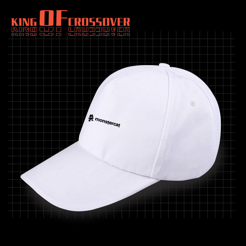 电音dj周边monstercat怪猫s厂遮阳帽运动防晒ins超火棒球帽鸭舌帽