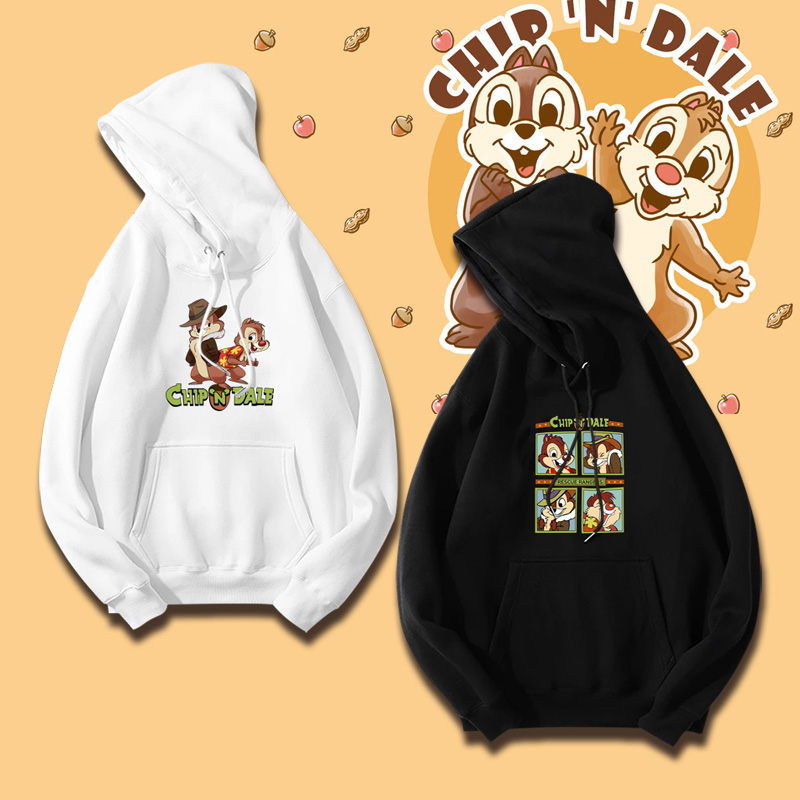 卡通运动保暖ins连帽套头卫衣