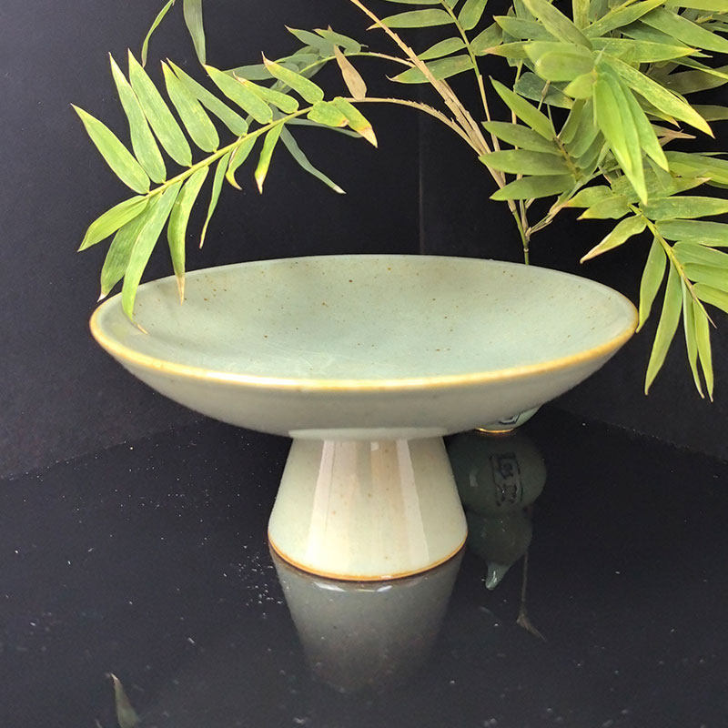 启色裸烧柴窑壶承茶盘高温颜色釉陶瓷可放水果茶壶盖置茶市居家用,餐饮具,茶托,淘宝优惠券,粉丝福利购,淘宝优惠卷