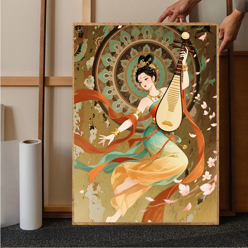 敦煌飞天钻石画diy中国风十字绣