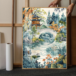 春色满园关不住钻石画手工贴2025新款十字绣刺绣高级感客厅装饰画