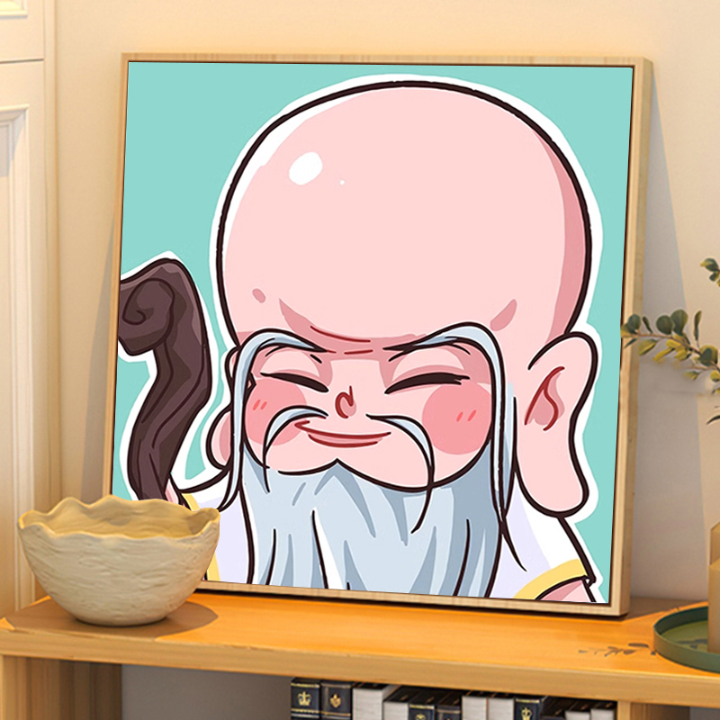 魔童闹海无量仙翁5d钻石画十字绣