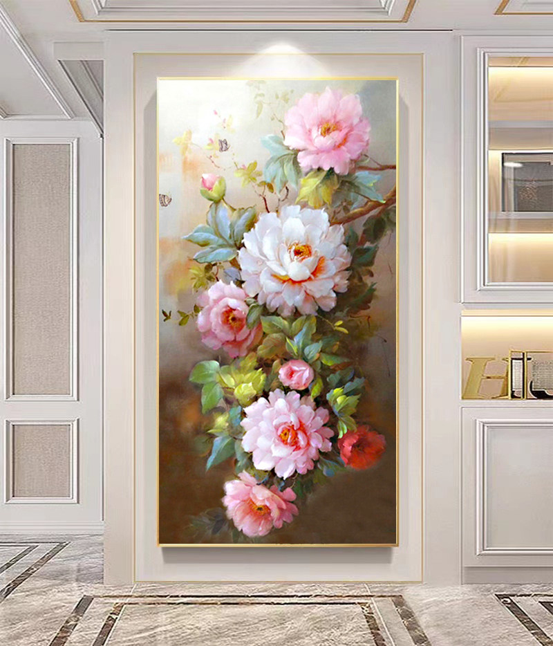 南国花锦|钻石画diy2022新款国风贴钻十字绣客厅简约现代钻石绣5d