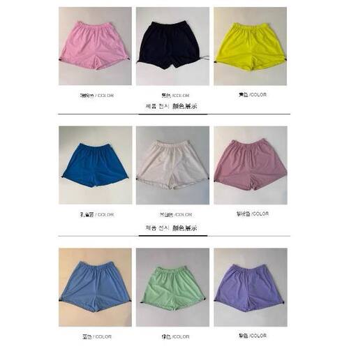 芭蕾舞蹈练功裤运动四面弹力热身短裤静音抽绳短裤