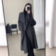 2026春秋新款 大翻领呢子大衣显瘦胖MM胖妹妹毛呢外套 长款 大码 女装