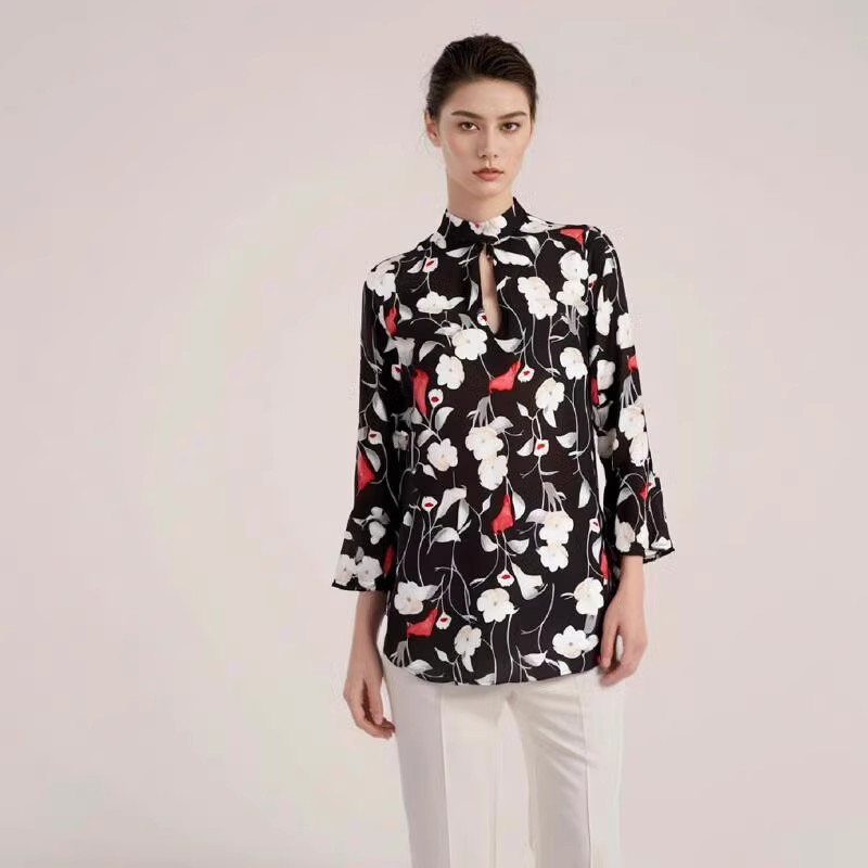 今年流行漂亮上衣雪纺衫