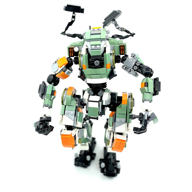 moc68249星战系列bt7274先锋级泰坦陨落积木拼装玩具机甲国产模型