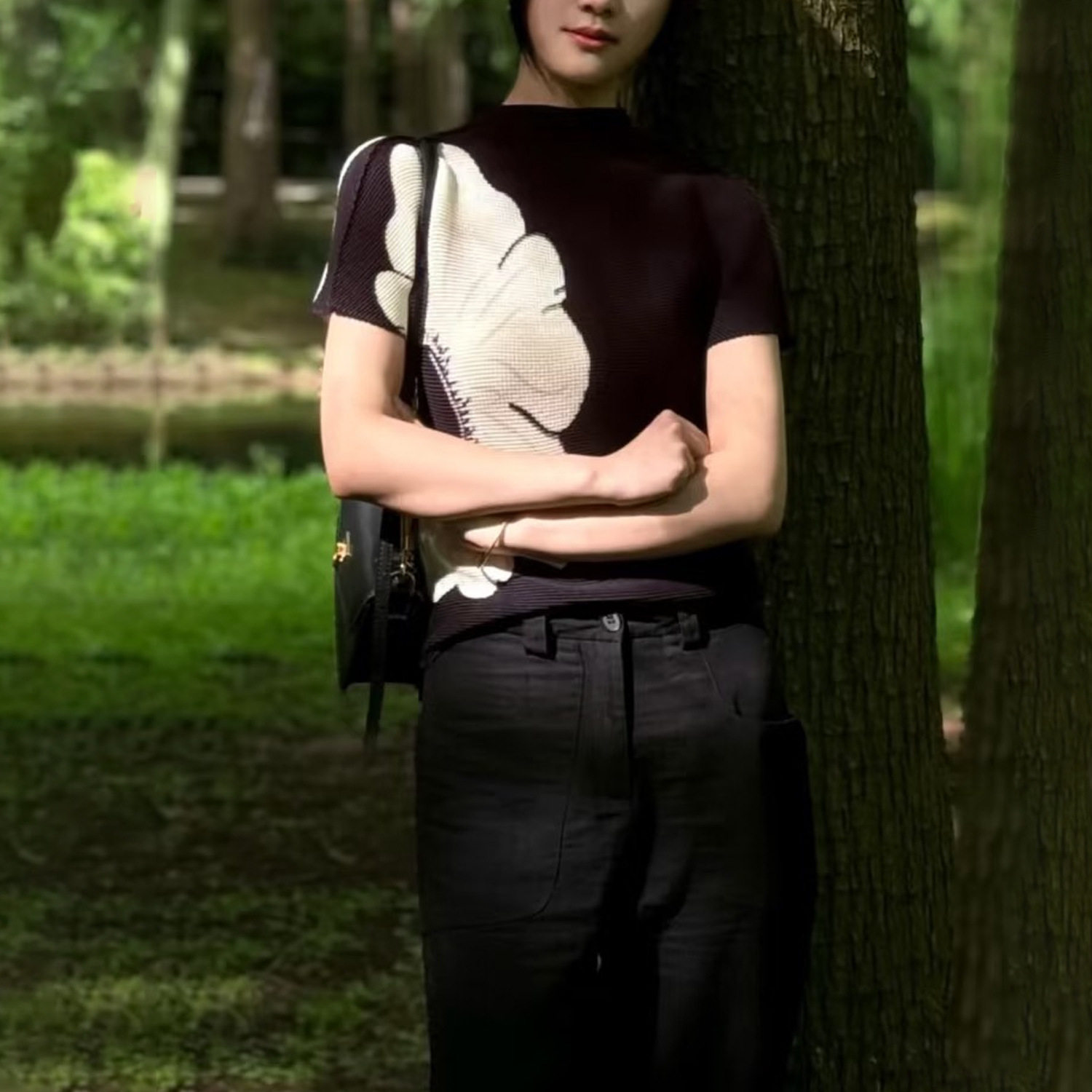 短袖气质通勤聚酯纤维女性图片