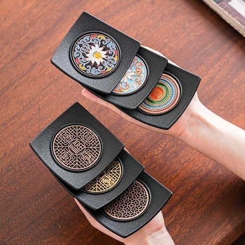 家用会客茶道配件杯垫