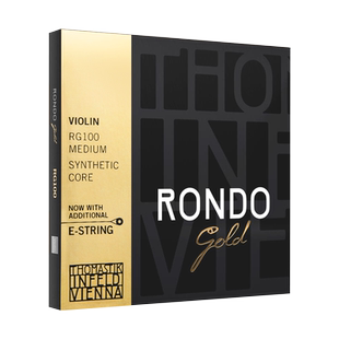 奥地利Thomastik托马斯金E弦RONDO升级版小提琴琴弦RG100小提琴弦